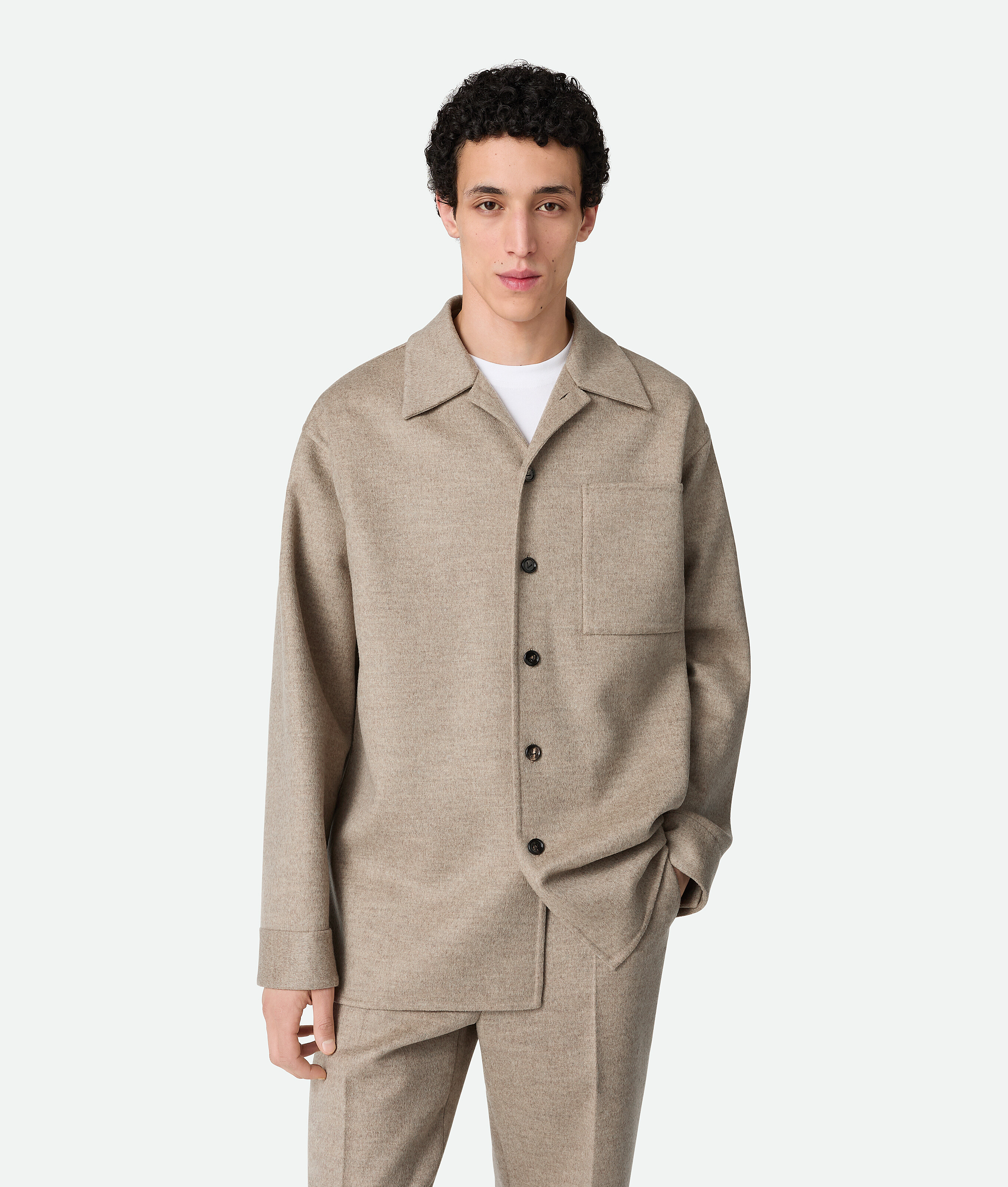 Wool And Cashmere Overshirt