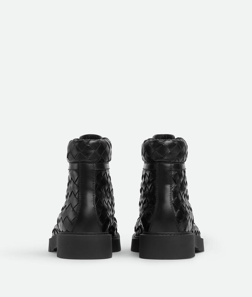 ブラックハドック レースアップ アンクルブーツ| Bottega Veneta
