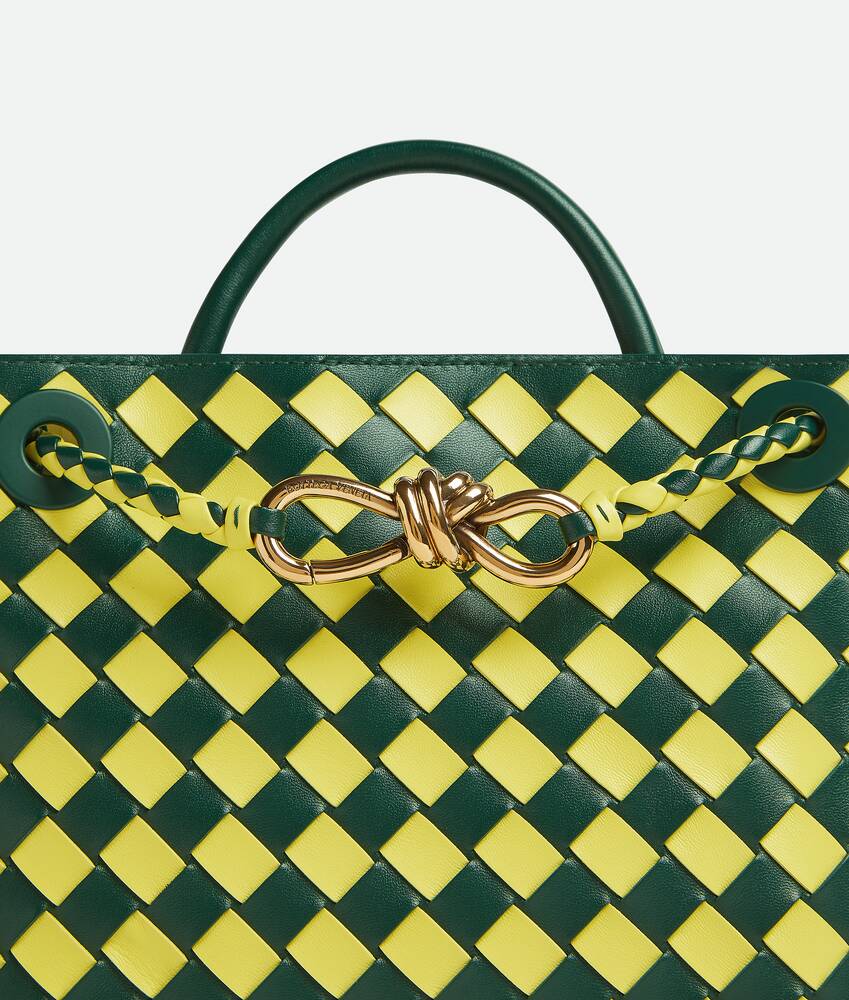 Bottega Veneta® Women's Small Andiamo in Emerald green