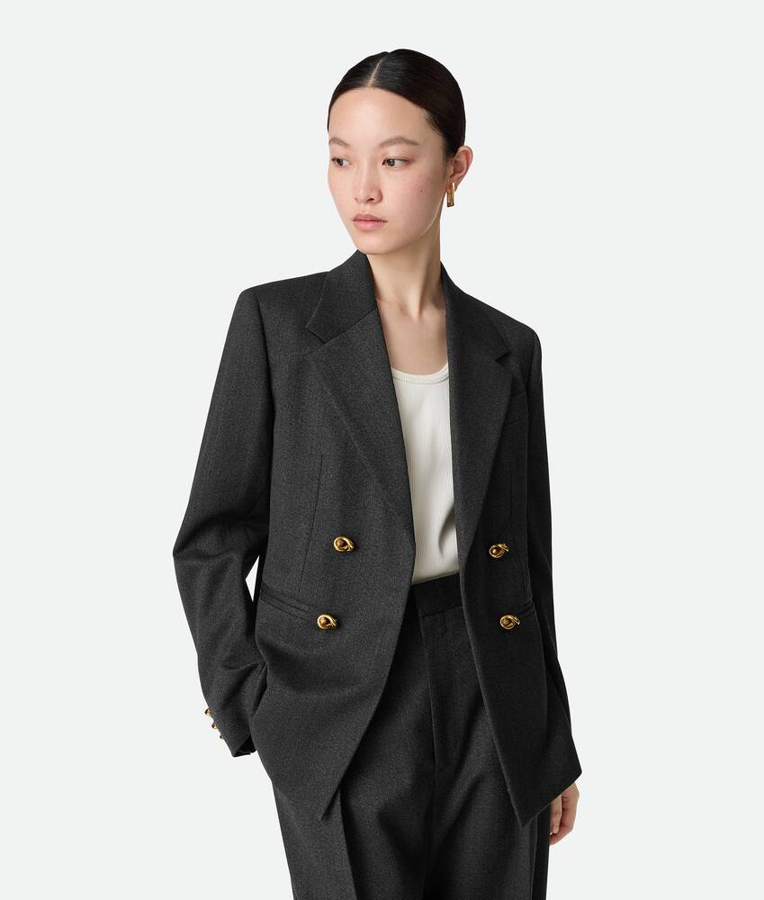Display a large version of the product image 1 - Mouline Wool Twill Jacket