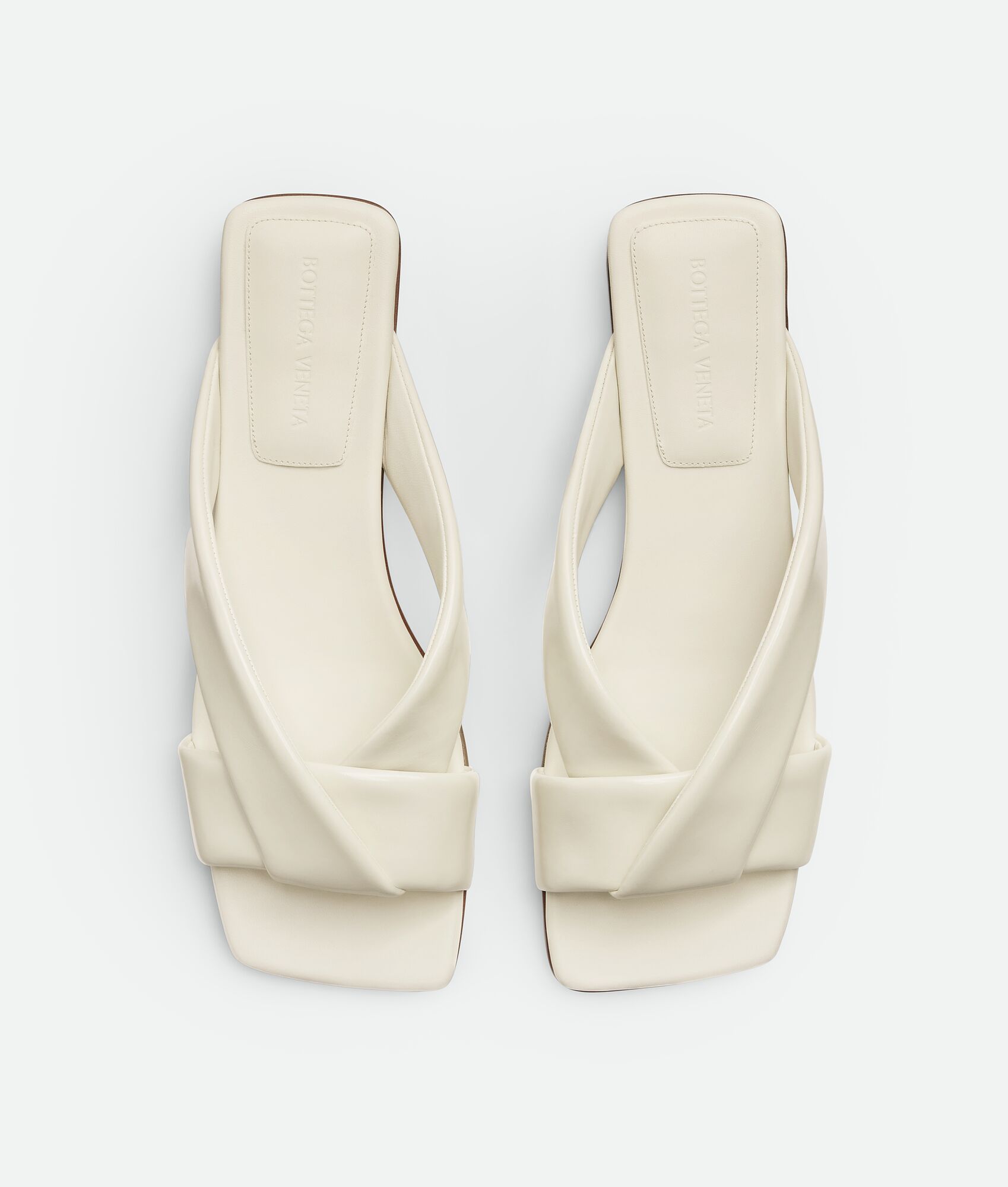 Women's Riva Flat Mule in Sea salt | Bottega Veneta US