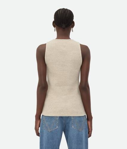 Melange Cotton Rib Tank Top