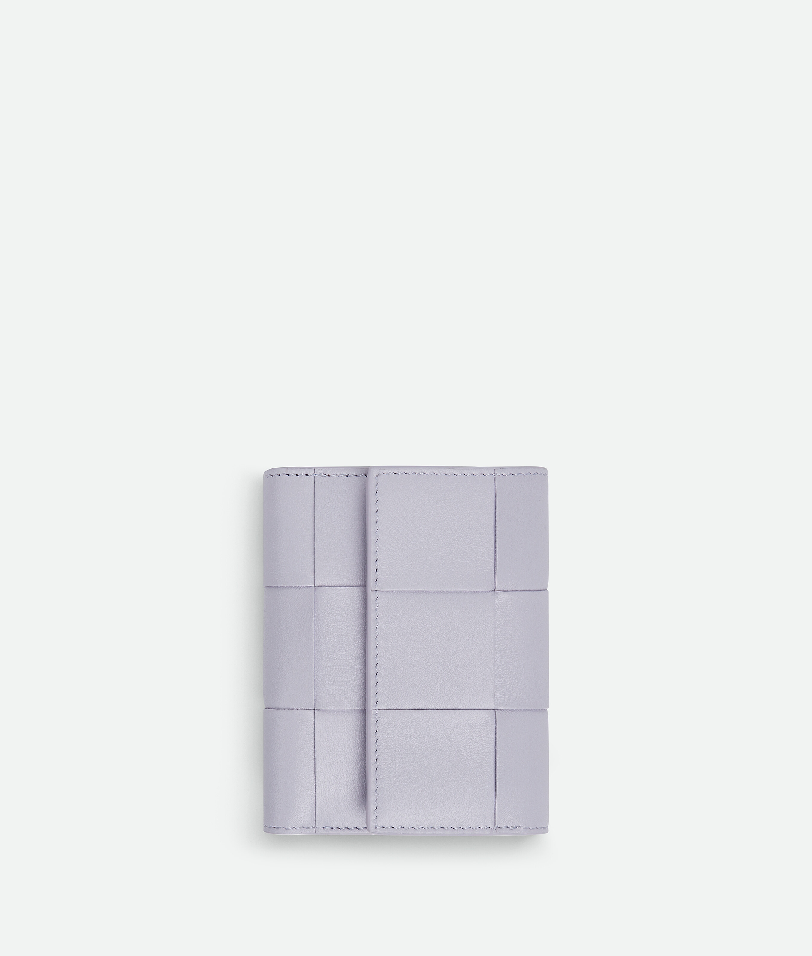 Bottega Veneta Cassette Tri-fold Zip Wallet In Purple