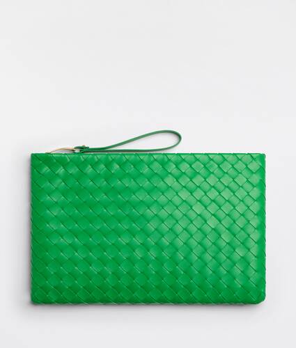Intrecciato Large Flat Pouch