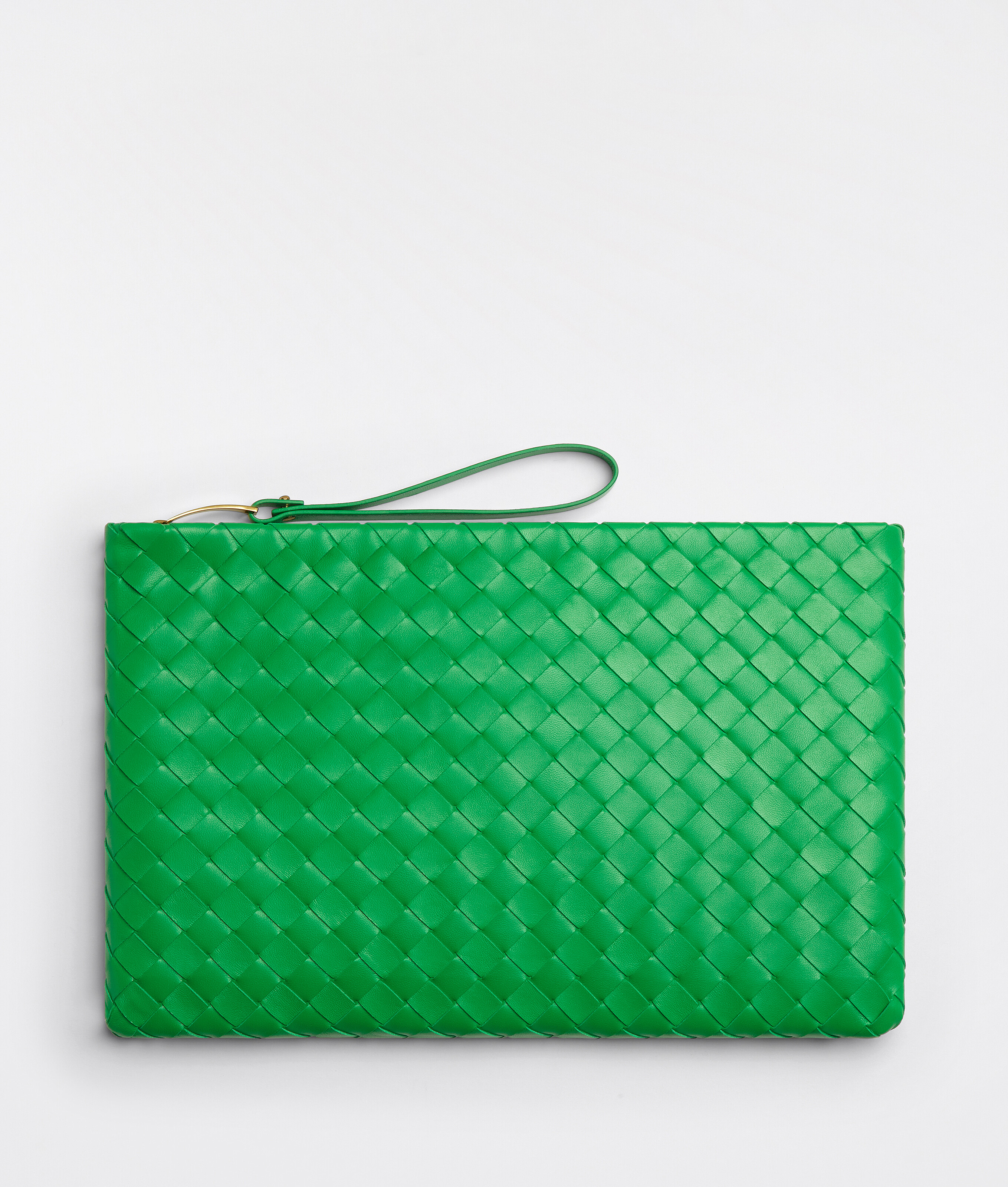 Bottega Veneta Large Pouch - Parakeet - WomanLambskin