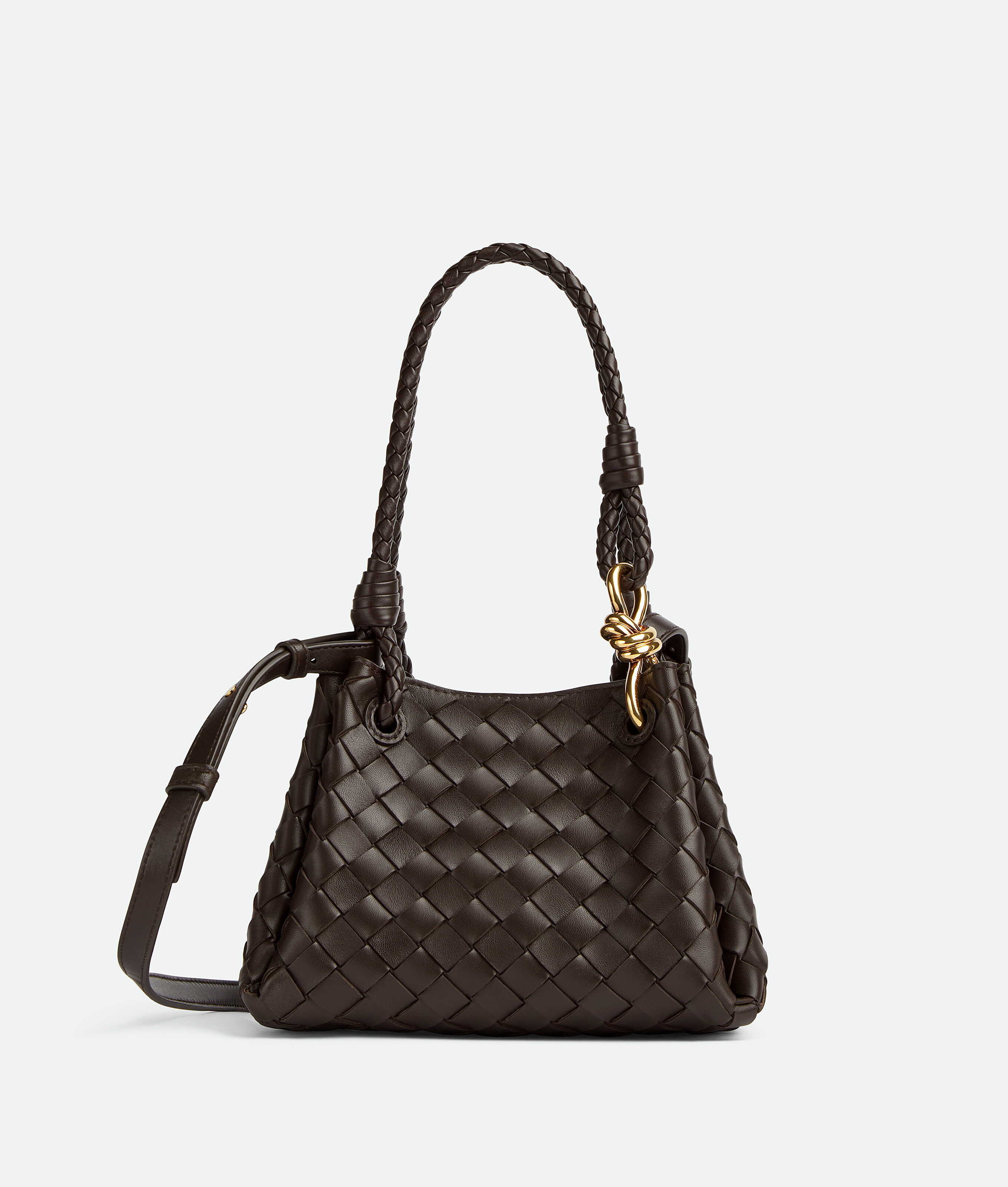 Bottega Veneta Parachute Petit Format In Brown