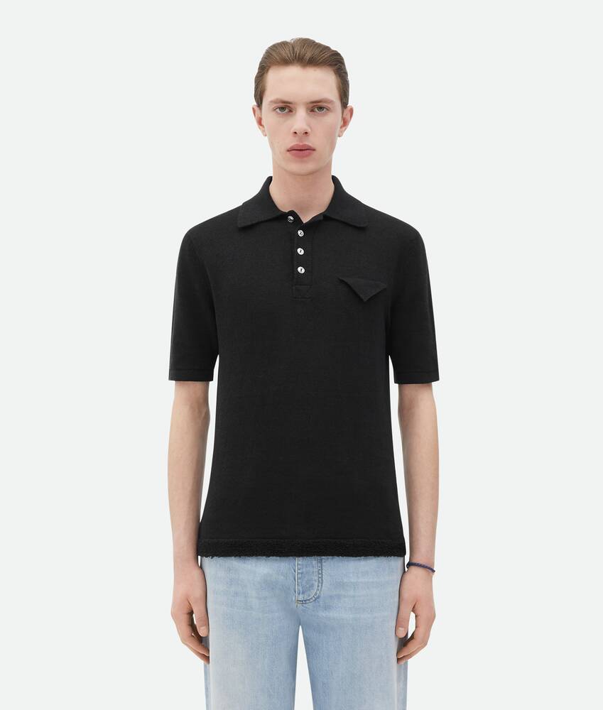 Display a large version of the product image 1 - Slim Fit Light Linen Polo