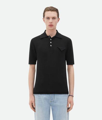 Slim Fit Light Linen Polo