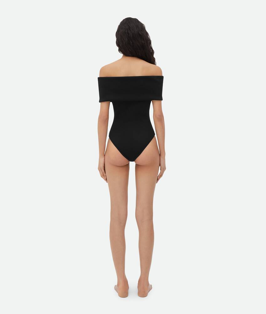 Display a large version of the product image 3 - Stretch Nylon Off-The-Shoulder Swimsuit