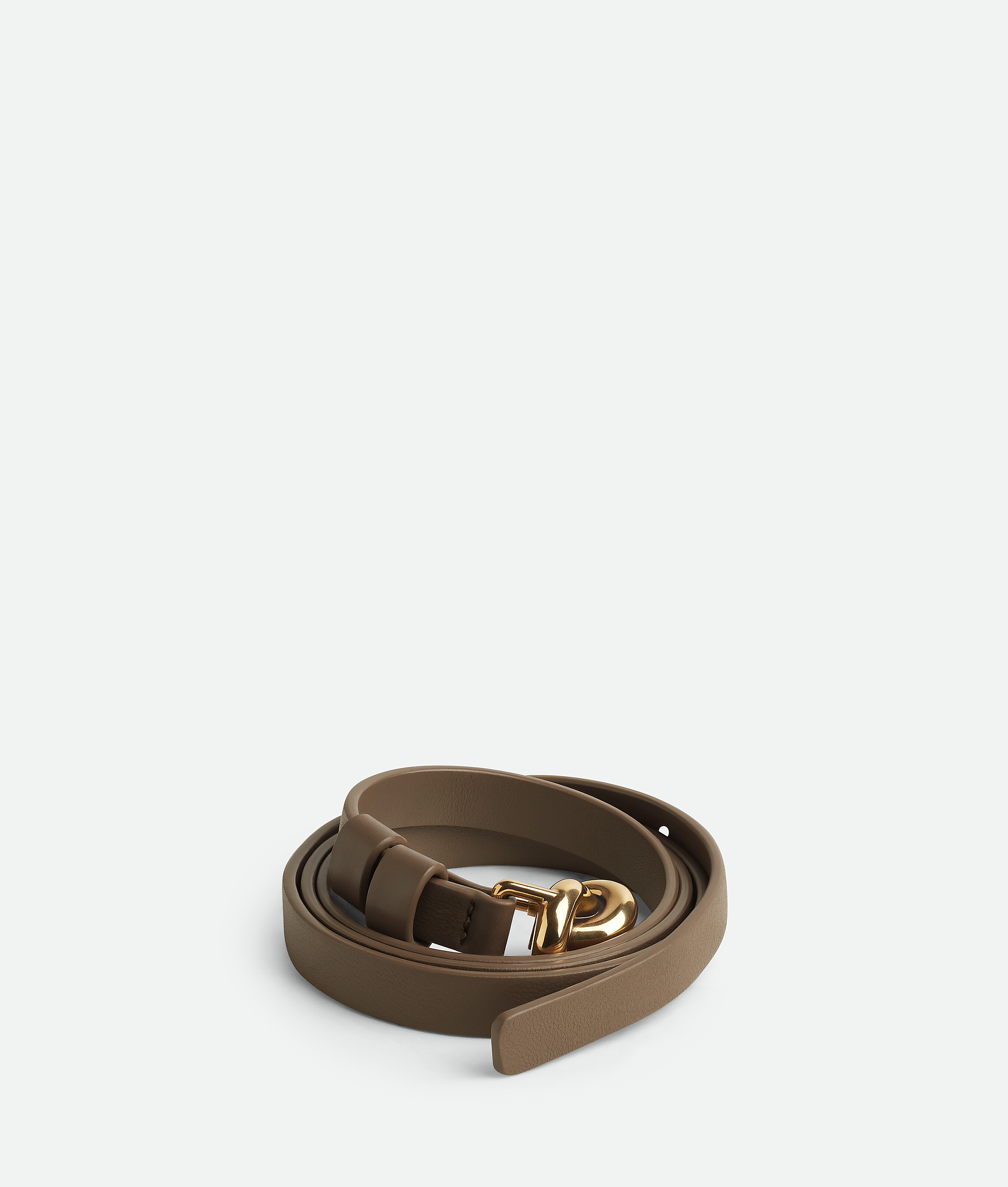 Shop Bottega Veneta Small Knot Belt In Brown