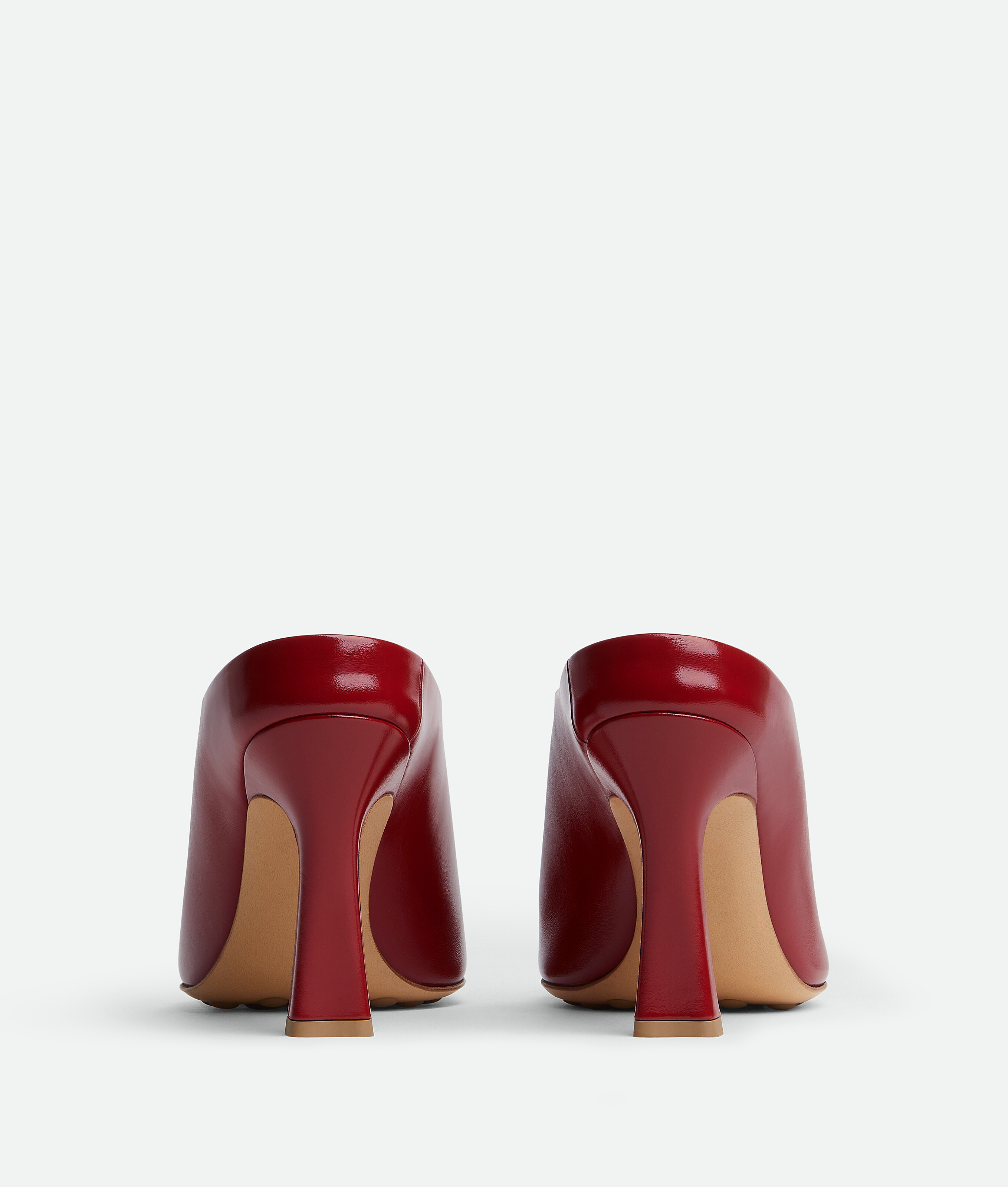 Bottega Veneta Pointed High Heel Sandals In Rosewood