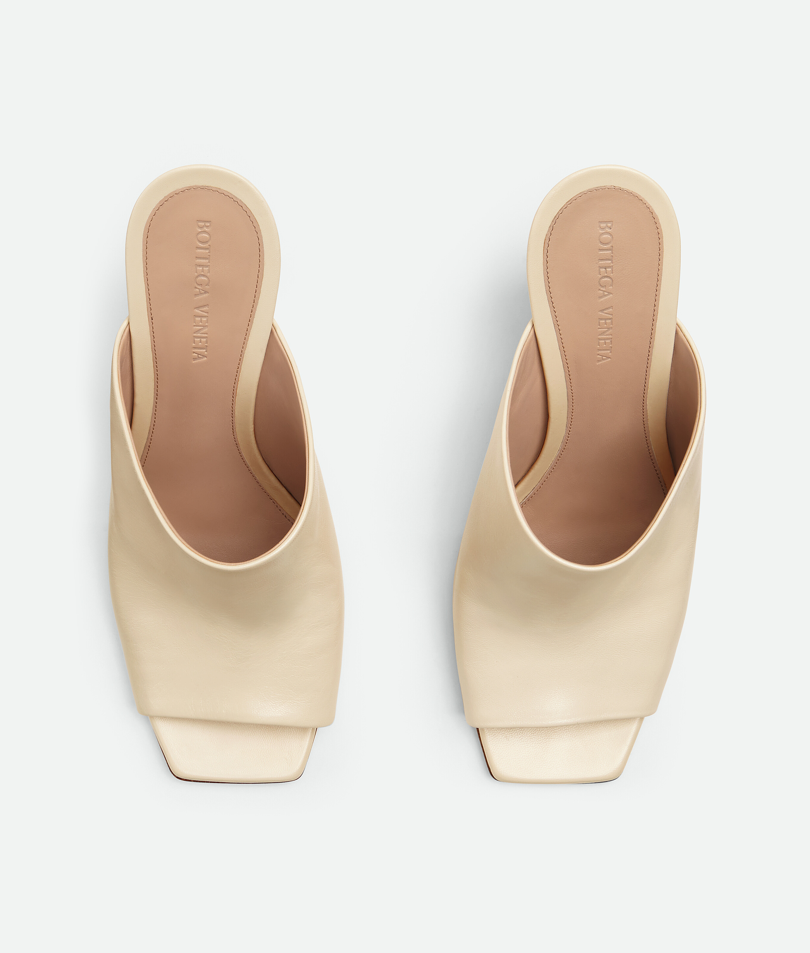 Shop Bottega Veneta Knot Mules In White