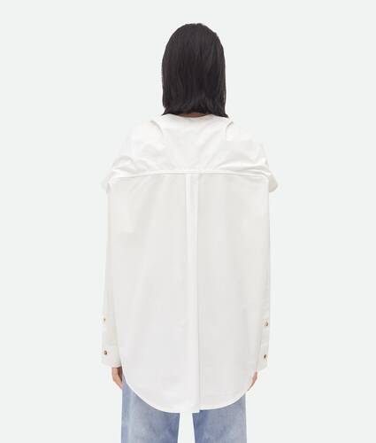 Compact Cotton Shirt With Knots