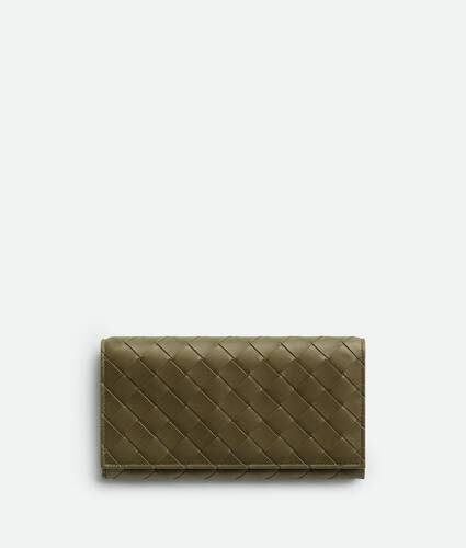 Intrecciato Long Wallet With Coin Purse