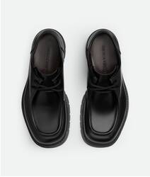 Bottega Veneta® Men's Haddock Lace-up Shoe In Black. Shop Online Now.