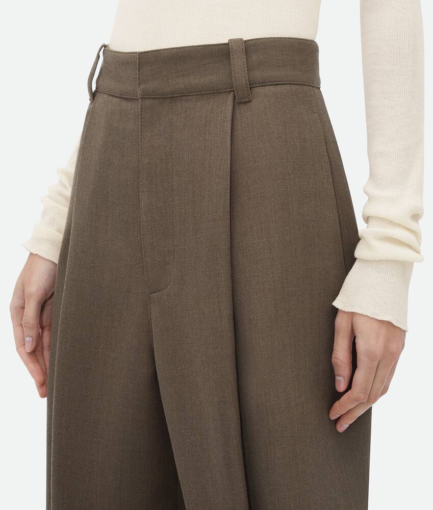 Display a large version of the product image 4 - Soft Wool Twill Trousers