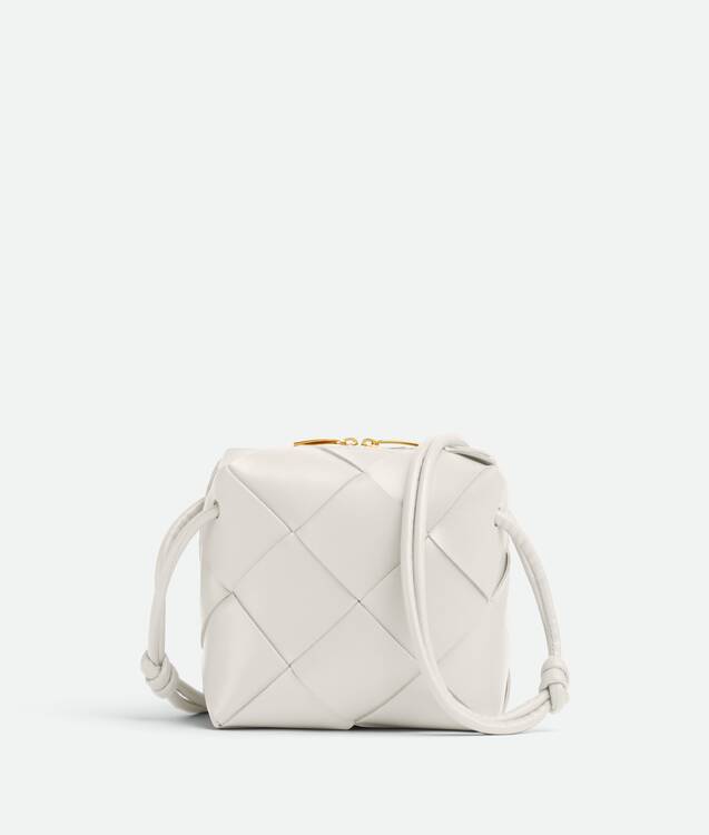 Bottega Veneta® Mini Cassette Camera Bag in White. Shop online now.