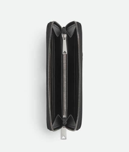 Intrecciato Zip Around Wallet