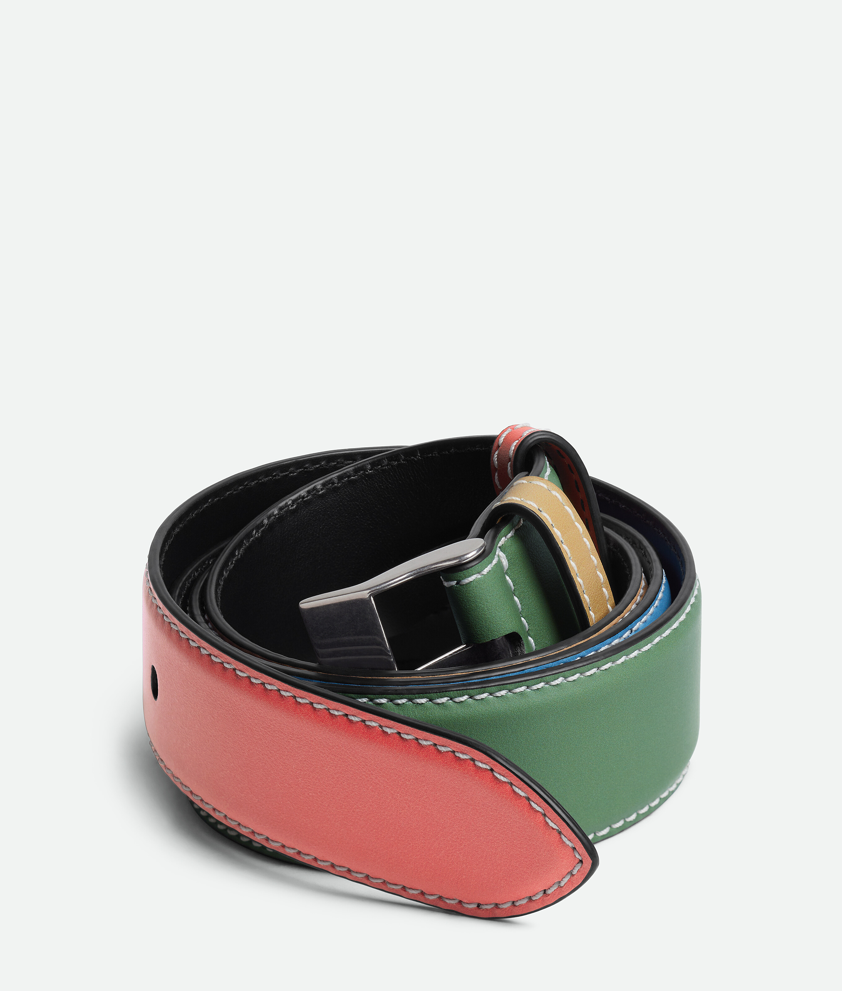 Bottega Veneta Ceinture Watch Buckle In Rainbow/white