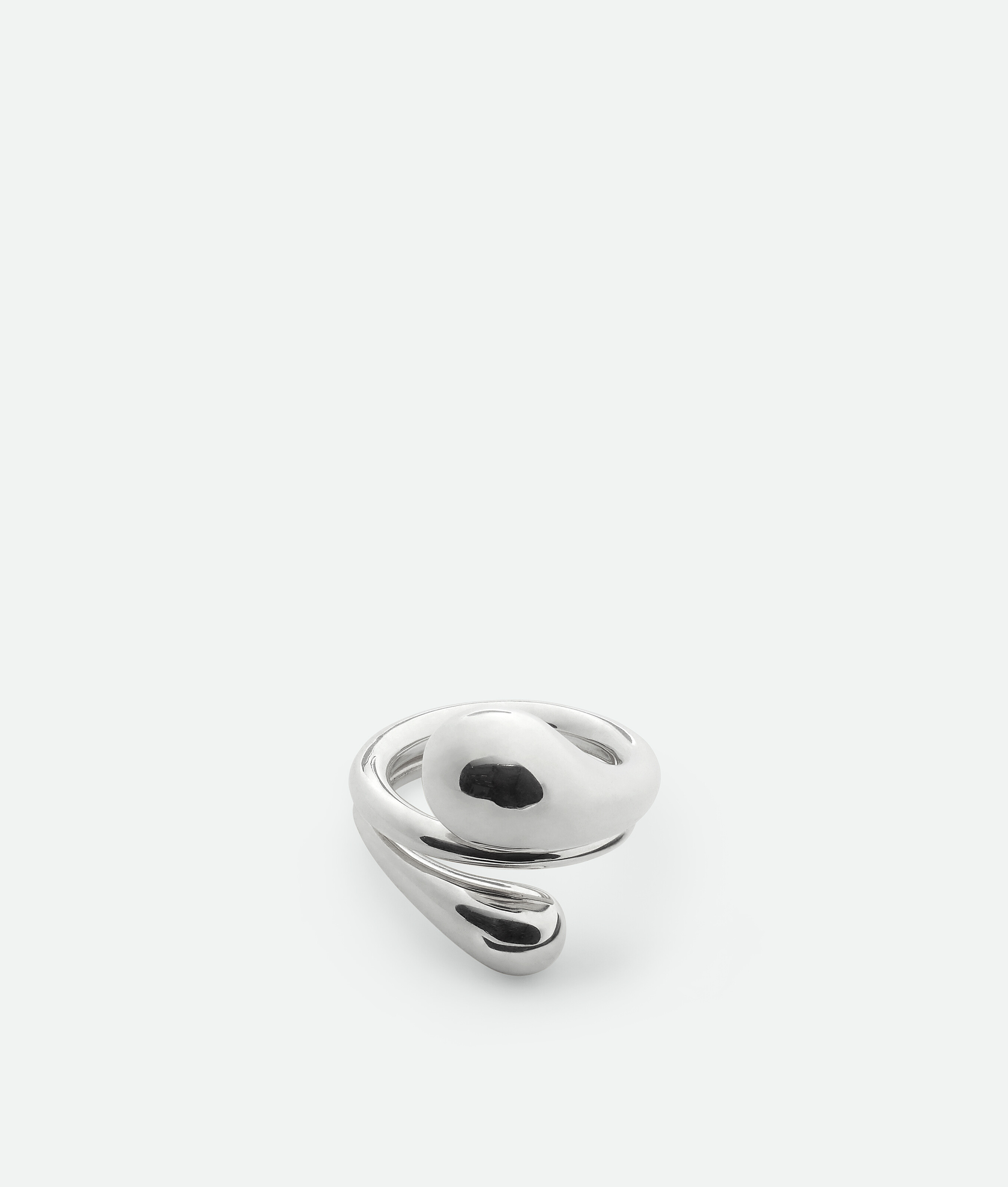 Bottega Veneta Drop Ring In Silver