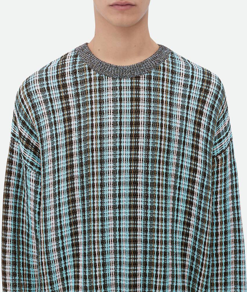 Display a large version of the product image 4 - Cotton Viscose Check Jumper