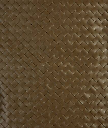 Intrecciato Leather Skirt