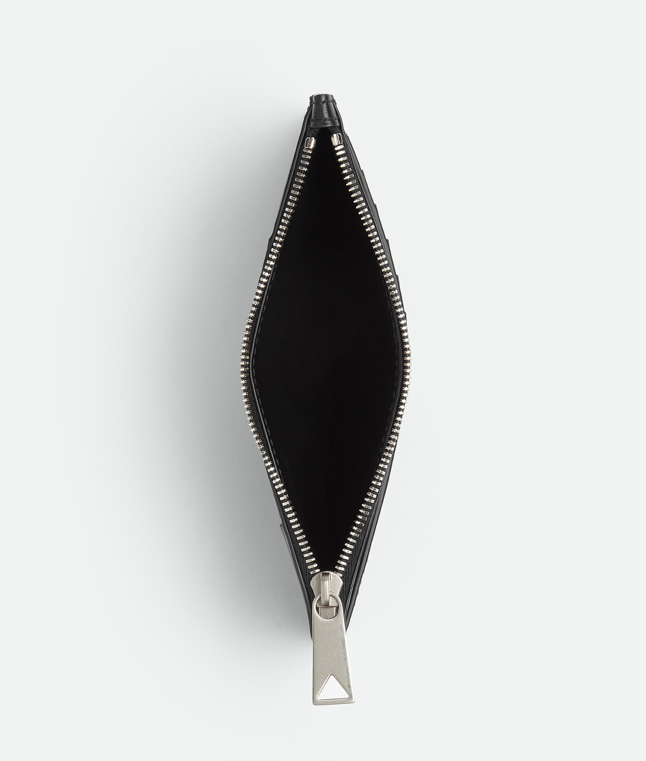 Bottega Veneta Slim Cassette Long Wallet In Black