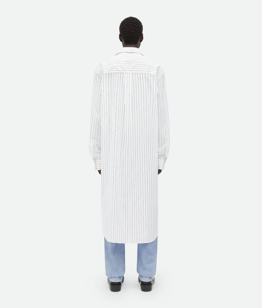Display a large version of the product image 3 - Pinstripe Poplin Long Shirt