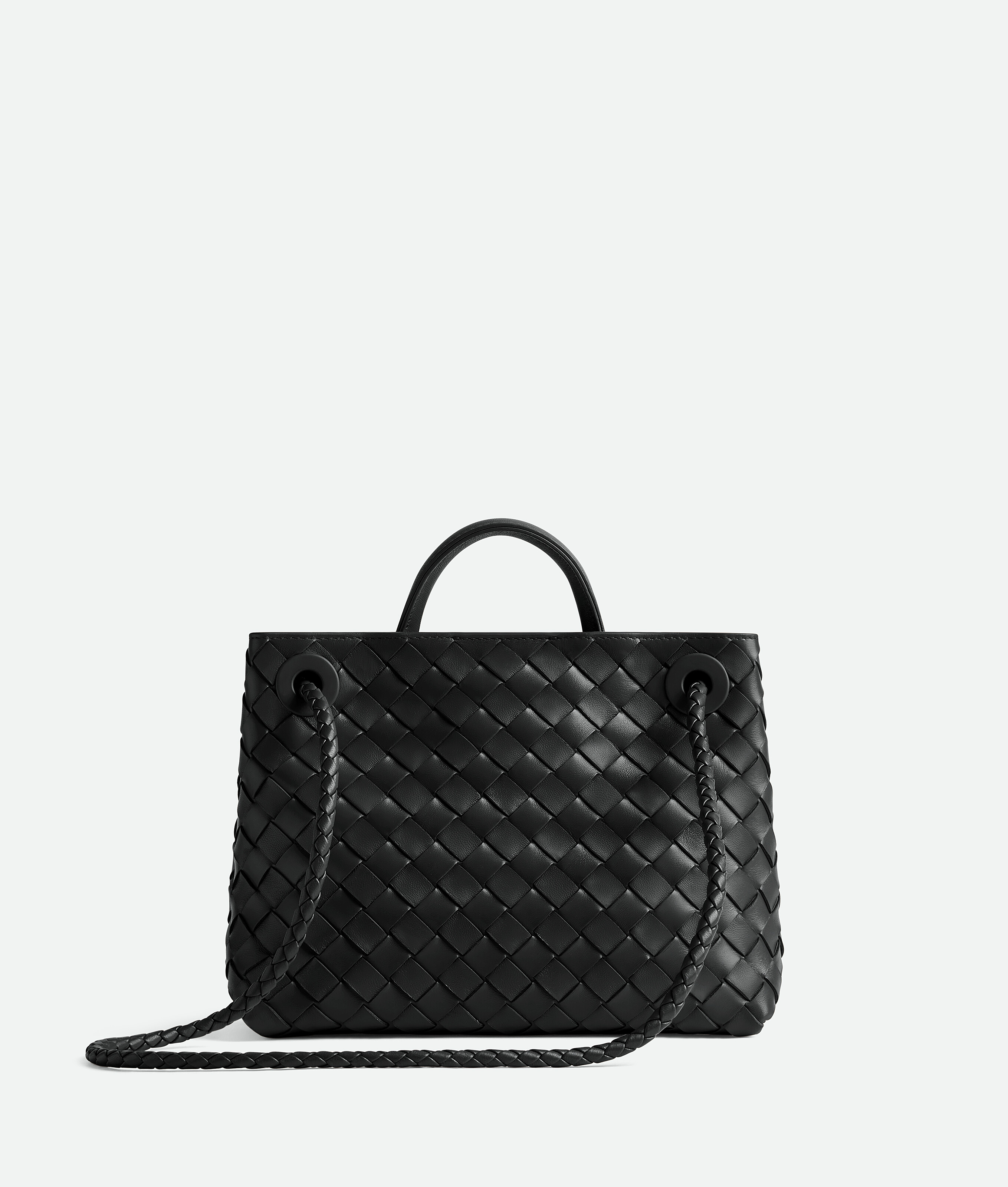 Bottega Veneta Andiamo Small Bag In Black