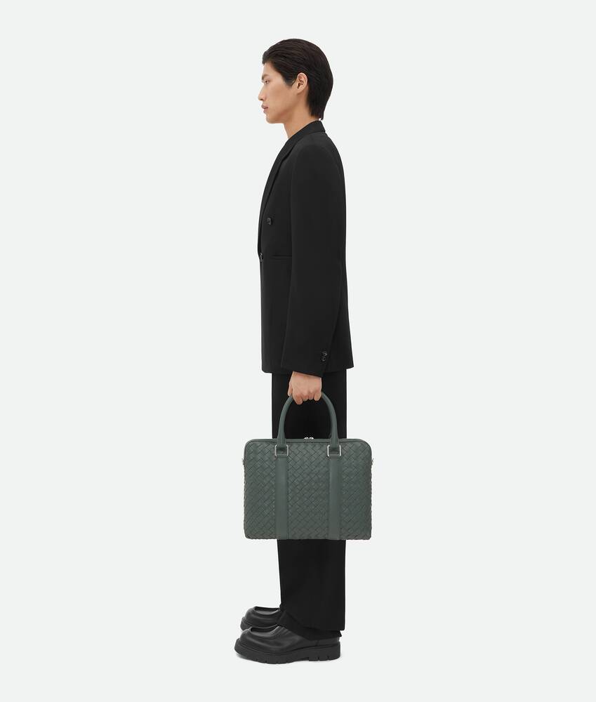Display a large version of the product image 5 - Slim Intrecciato Briefcase