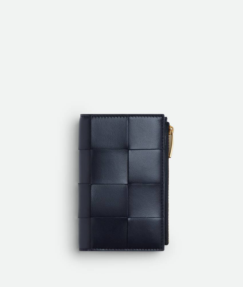 スペースミディアム カセット 二つ折りファスナーウォレット| Bottega