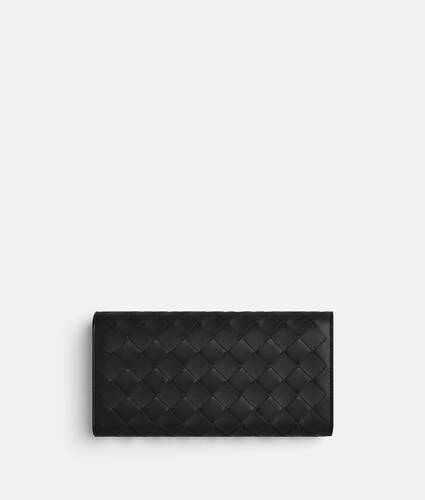 Intrecciato Large Flap Wallet