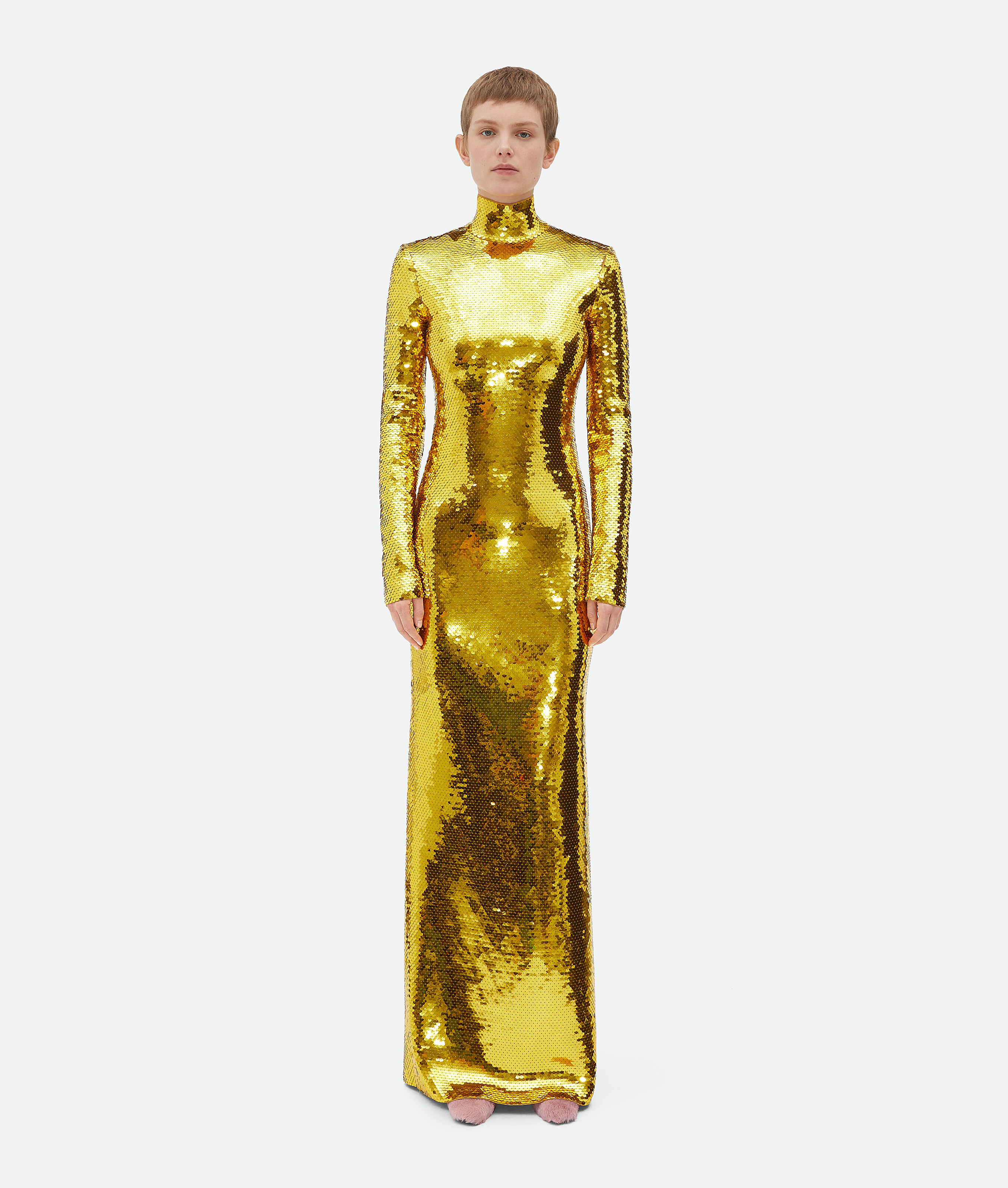 BOTTEGA VENETA ROBE EN VISCOSE À SEQUINS