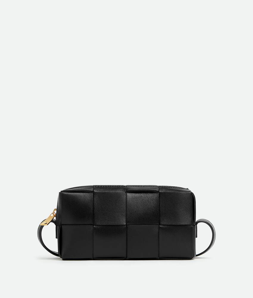 BOTTEGA VENETA Cassette mini intrecciato leather shoulder bag