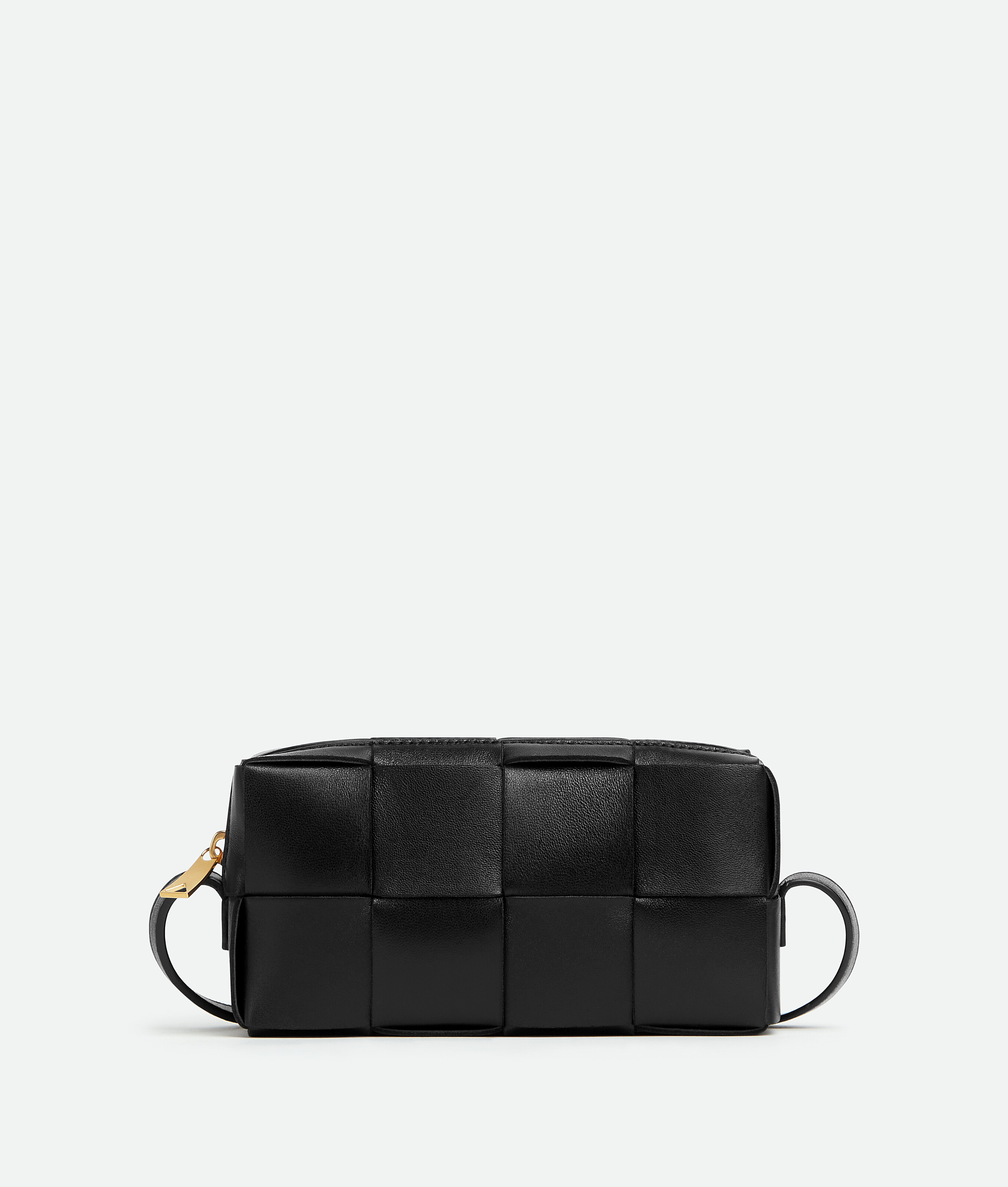 Bottega Veneta Mini Cassette Cross-body Bag In Black