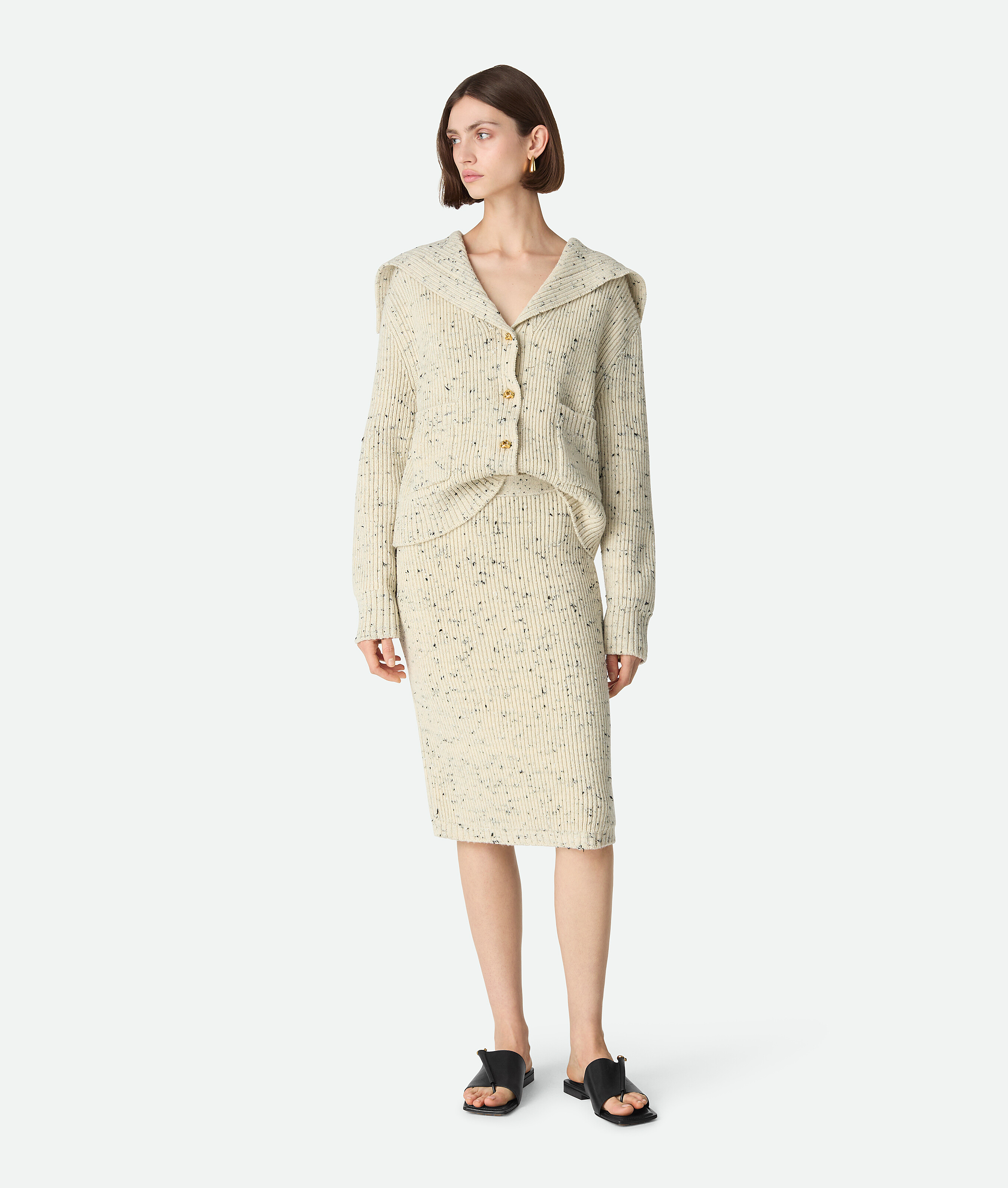 Wool English Rib Skirt