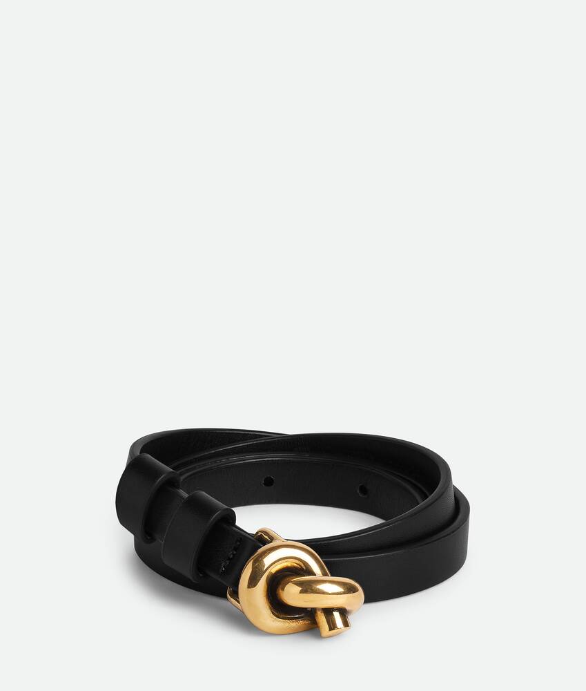 Bottega Veneta® Women's Knot Belt in Black. Shop online now.