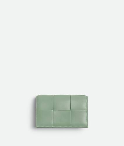 BOTTEGA VENETA Cassette intrecciato leather cardholder