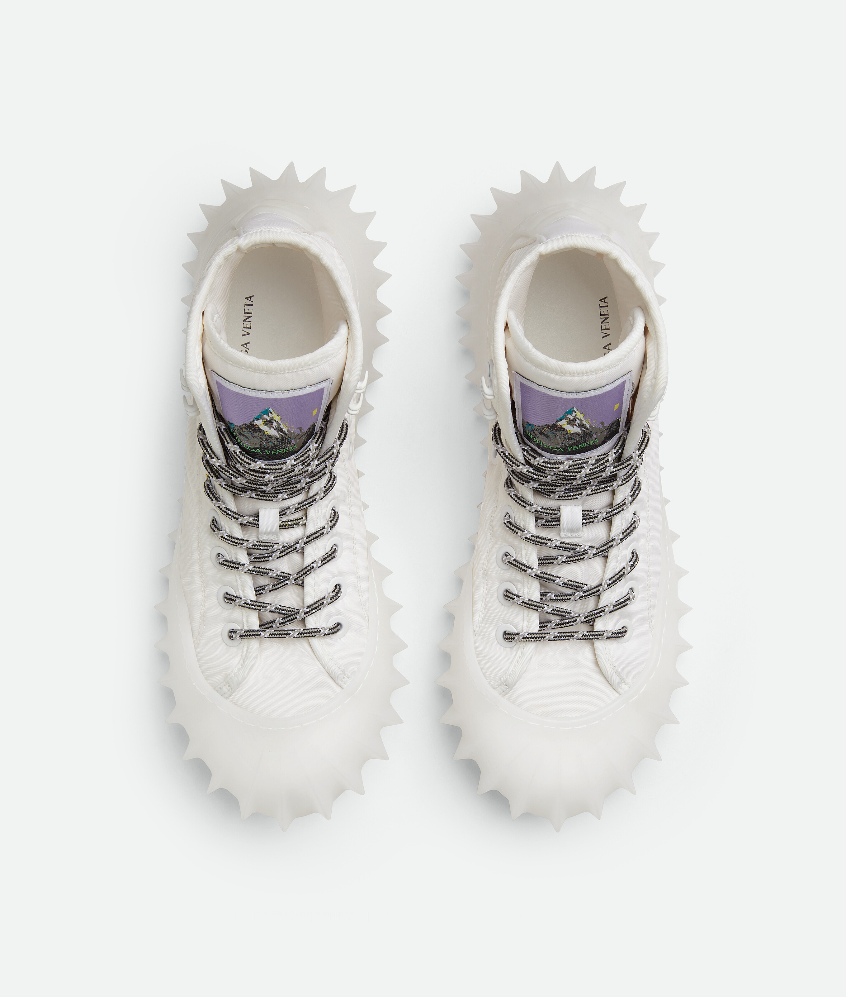 Shop Bottega Veneta Denver Sneaker In White