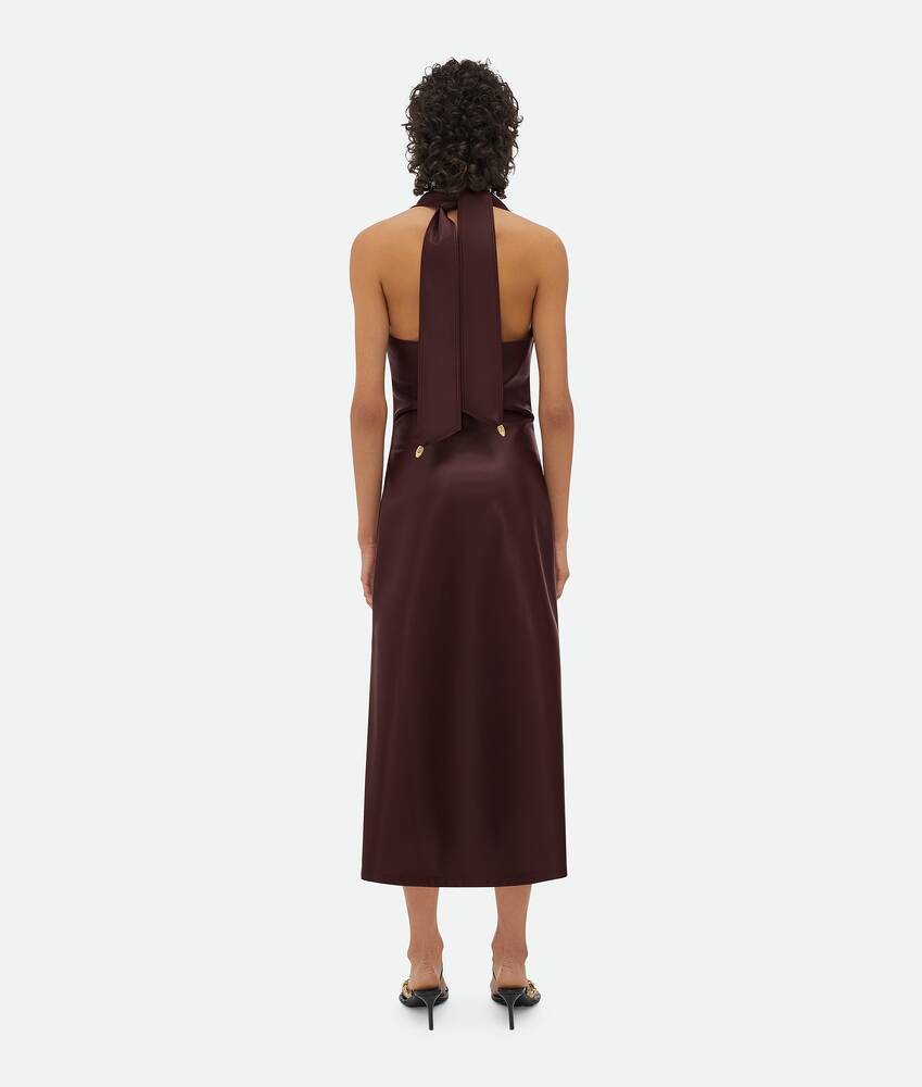Display a large version of the product image 3 - Leather Draped Dress