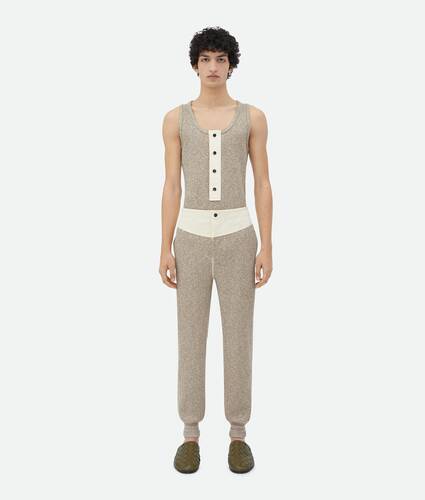 Visualizza una versione più grande dell’immagine del prodotto 1 - Pantaloni in jersey di cotone mouliné