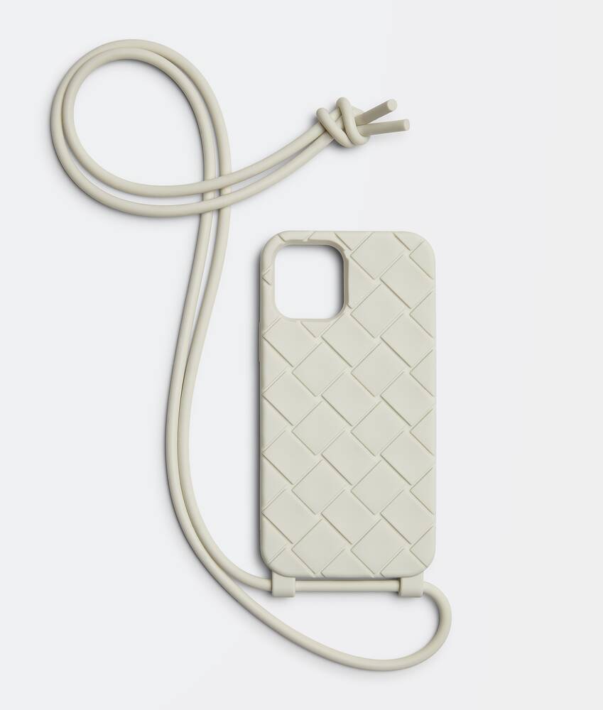 Bottega Veneta® Iphone 13 Pro Case On Strap in White. Shop online now.