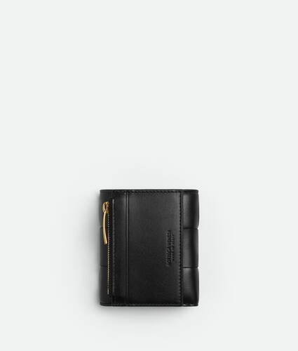 Cassette Tri-Fold Wallet With Detachable Card Case