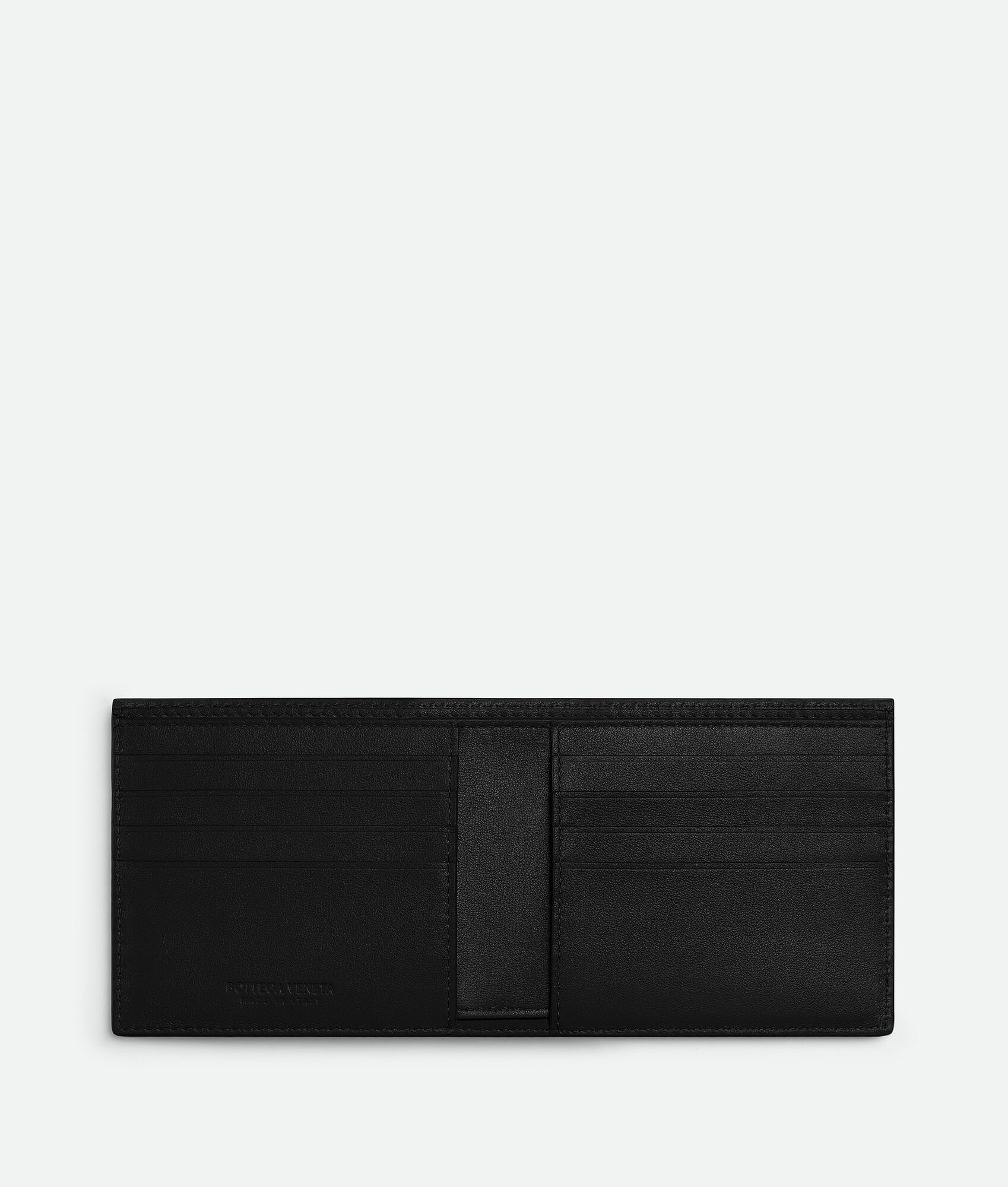 ブラックイントレチャート 二つ折りウォレット| Bottega Veneta® 日本