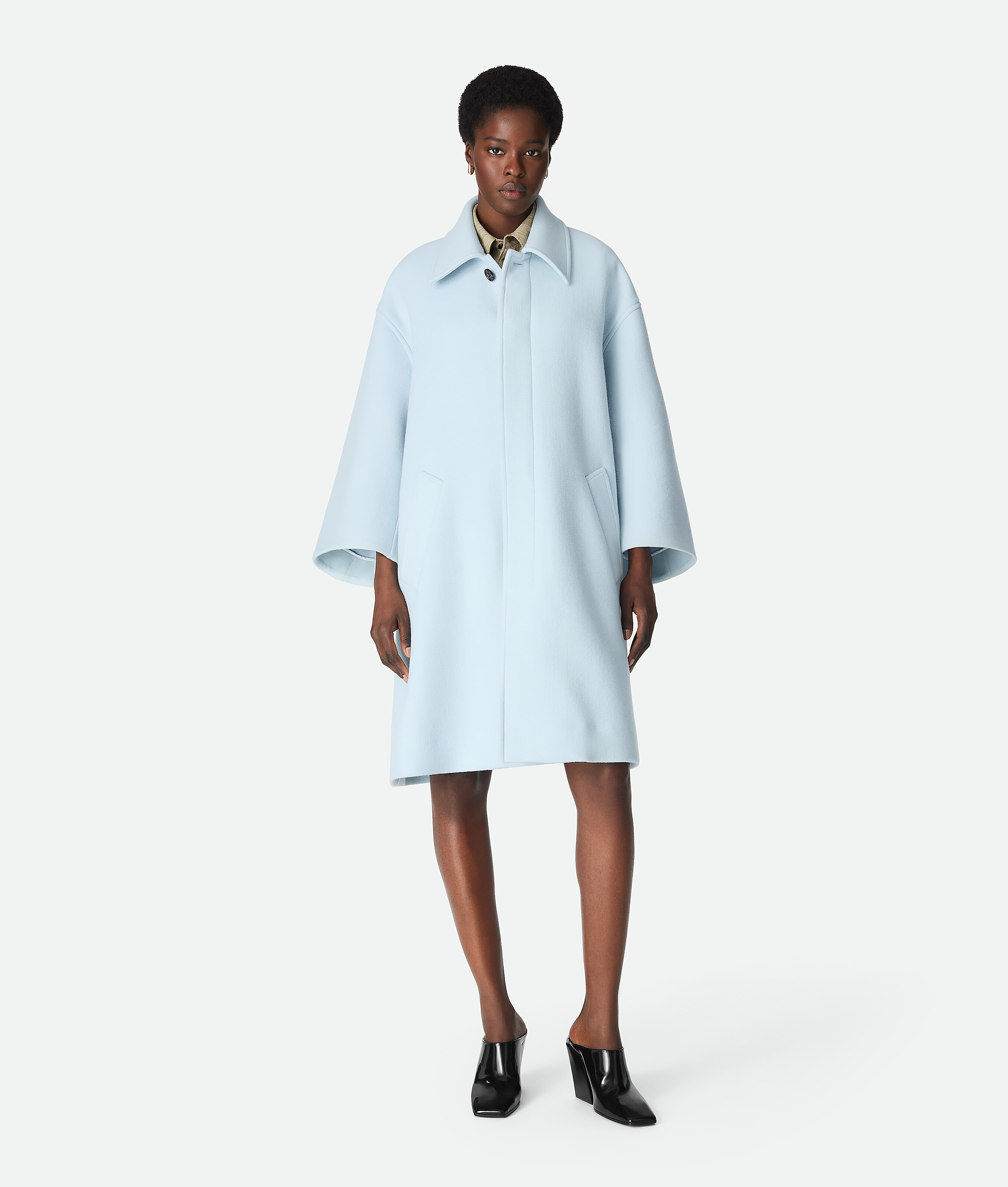 Bottega Veneta Cashmere Coat - Dusk - Woman - 8 - Cashmere