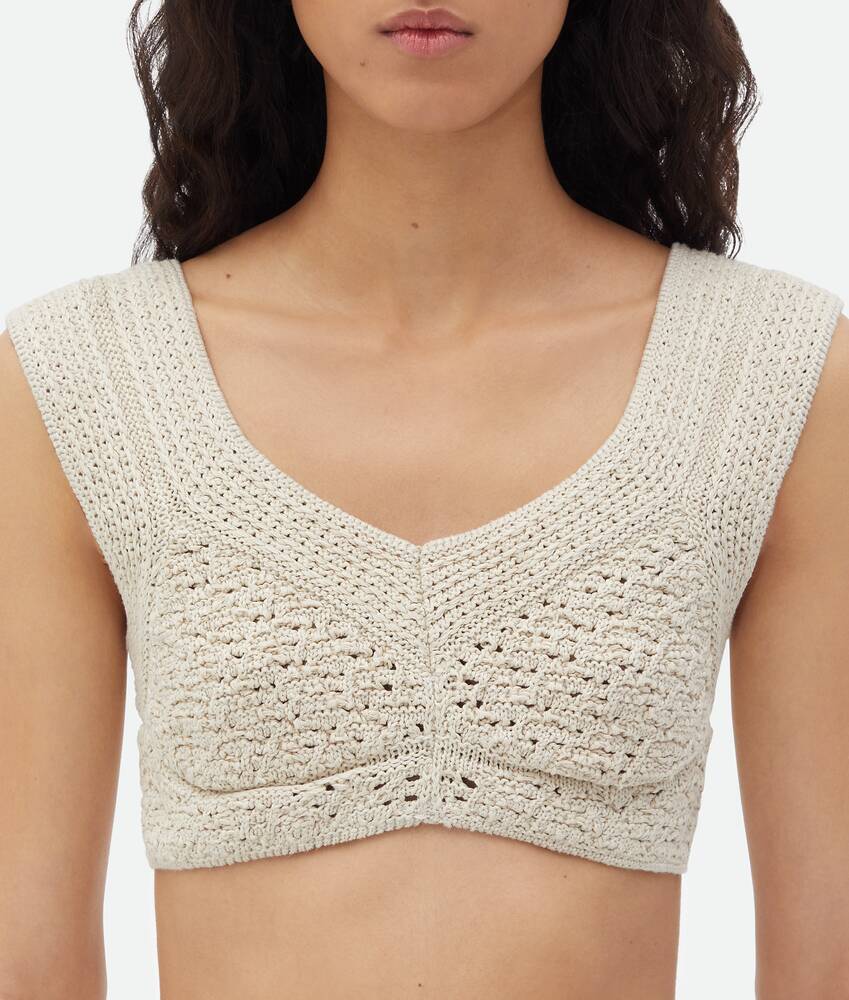Display a large version of the product image 4 - Cotton Crochet Bra