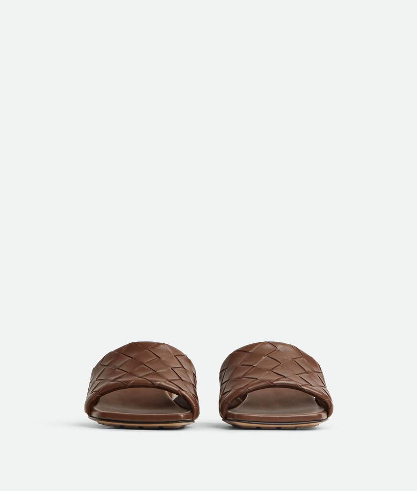 サンダル・ミュール BOTTEGA VENETA Brown Leather Parco Mules Parco Intrecciato leather mules in brown - Bottega Veneta