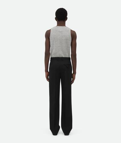 Wool Grain De Poudre Trousers