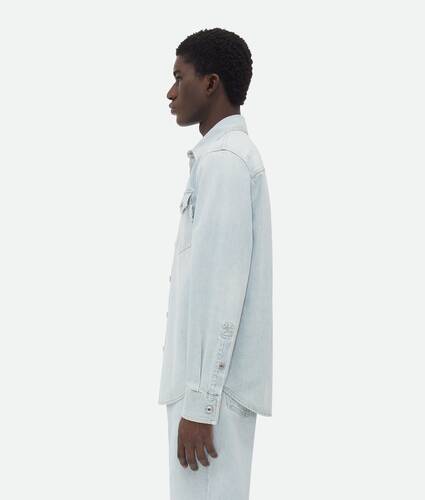 Extra Bleached Denim Overshirt