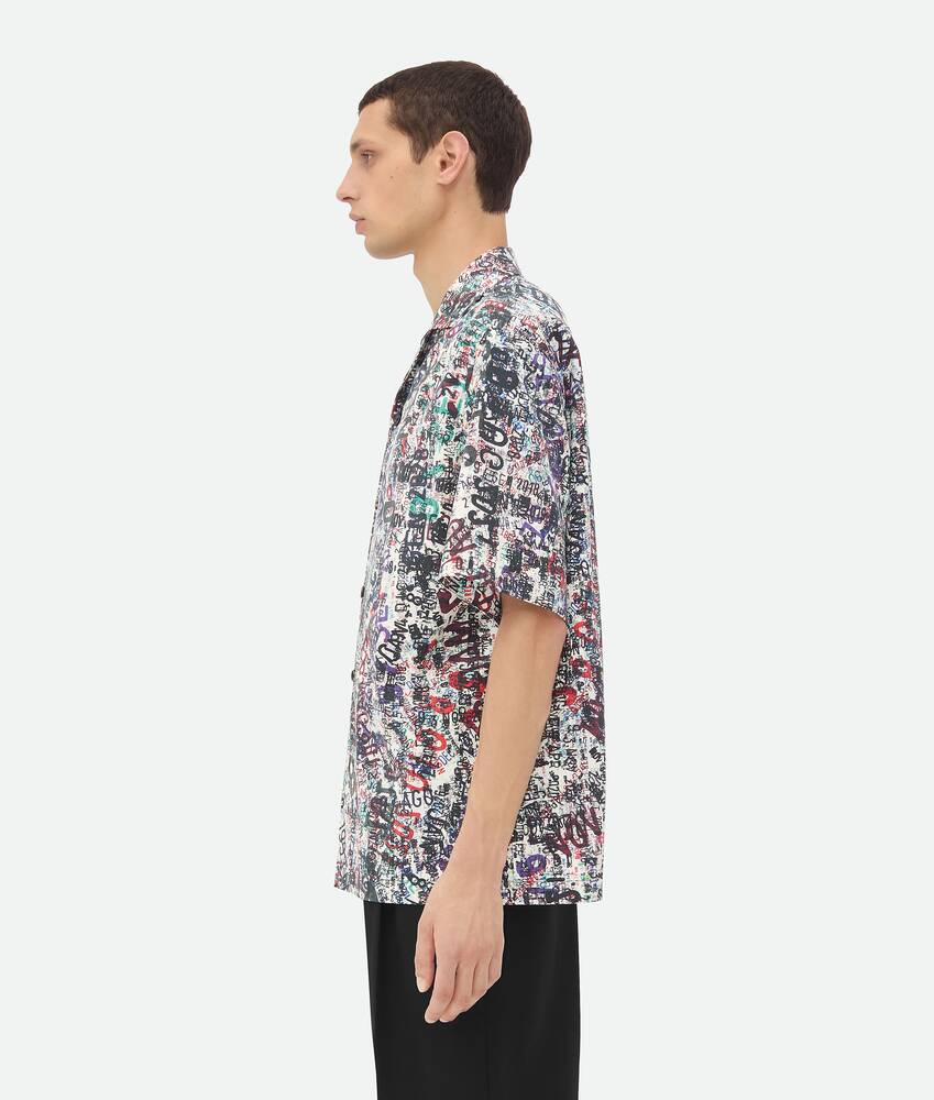 Display a large version of the product image 2 - Cotton Wool Memory Print Shirt